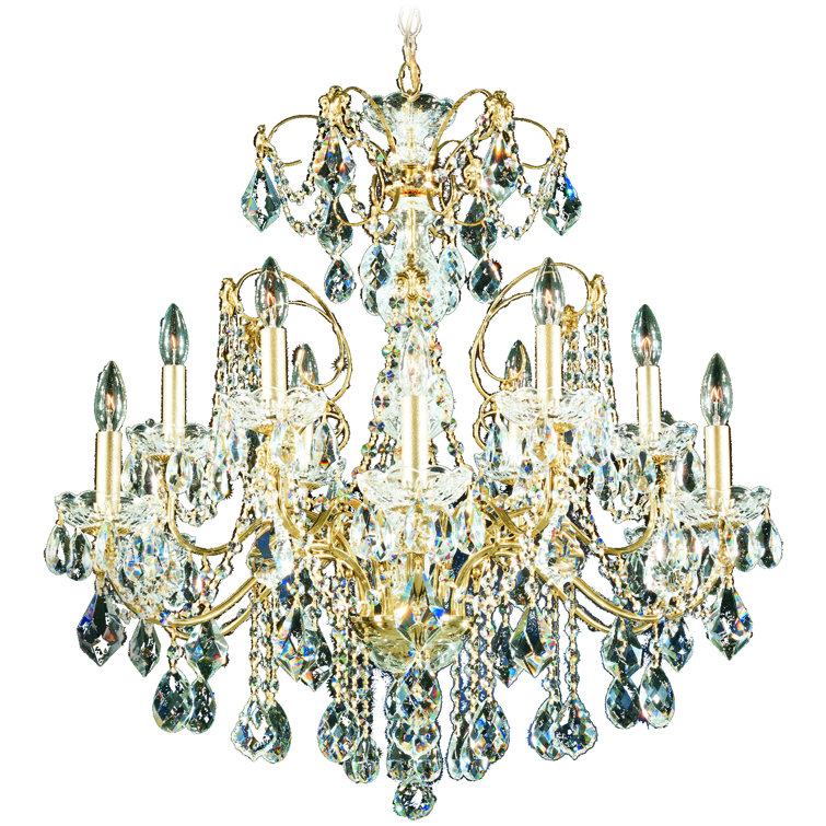 Aurelia 12-Light Clear Heritage Crystal Classic Chandelier