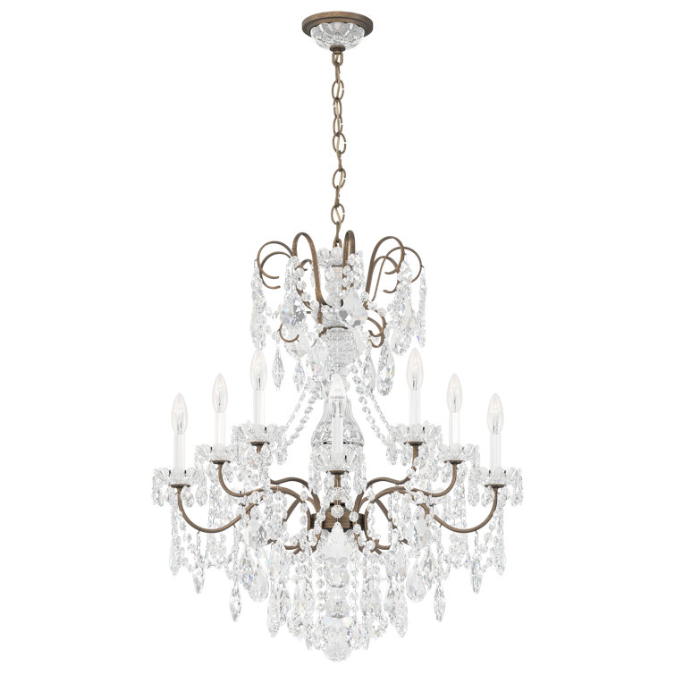 Etruscan Gold Heritage Crystal 10-Light Empire Chandelier