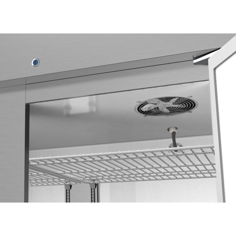 54" Stainless Steel Two-Door Commercial Reach-In Refrigerator