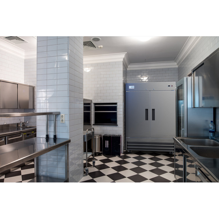 54" Stainless Steel Two-Door Commercial Reach-In Refrigerator