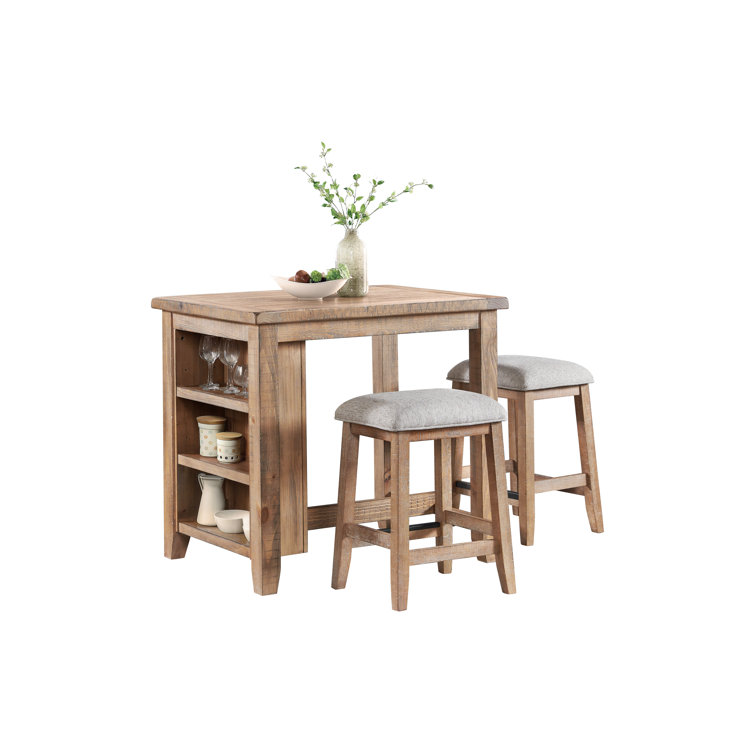 Reclaimed Wood Brown Transitional Counter Height Dining Table