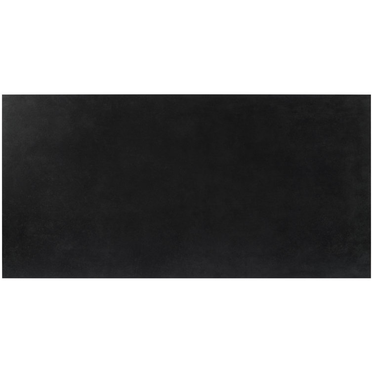 Large Format Black Matte Rectified Porcelain Wall & Floor Tile