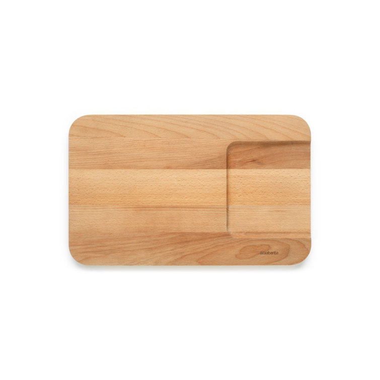 Brabantia Beech Wood Rectangular Chopping Board Set