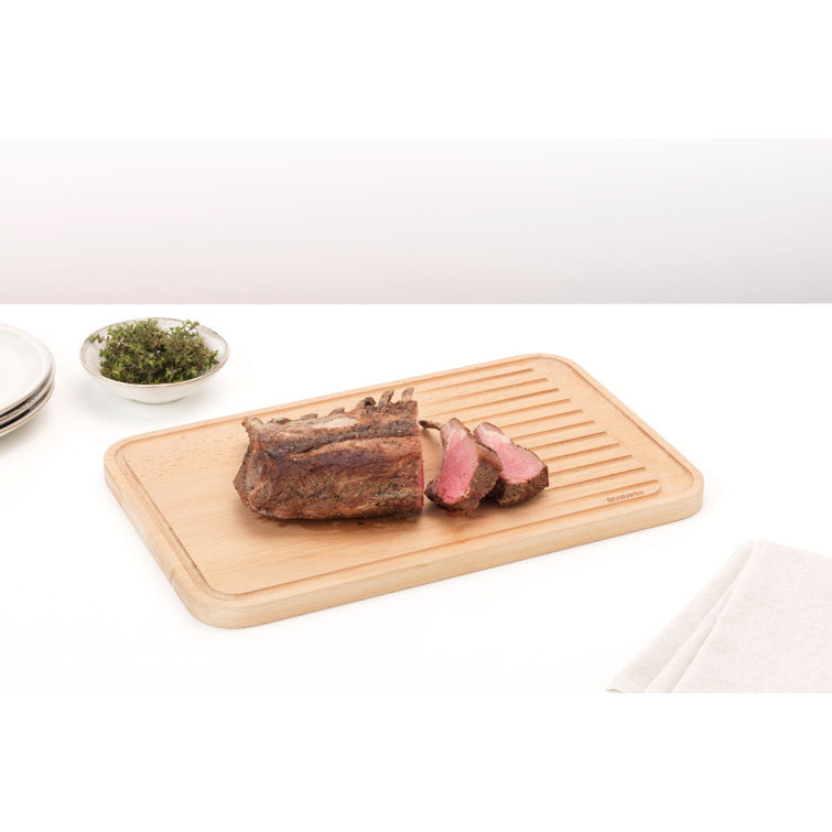Brabantia Beech Wood Rectangular Chopping Board Set