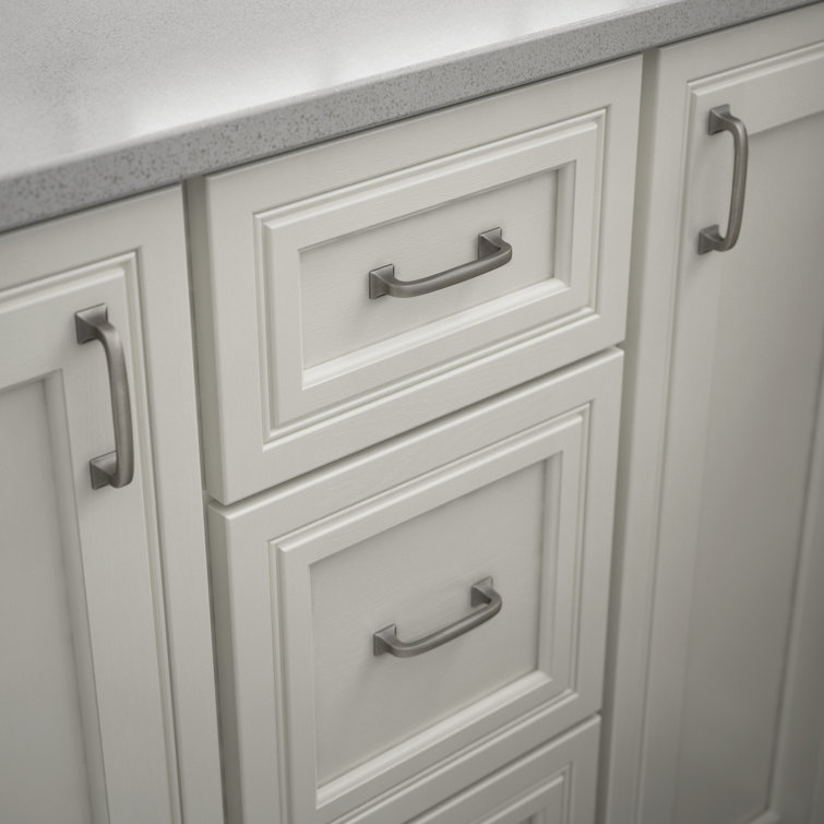 Brushed Nickel 4.63" Cabinet Bar Pulls with Mounting Hardware