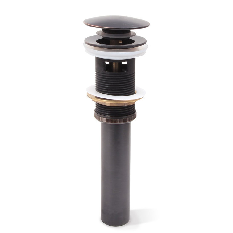 Oil Rubbed Bronze Pop-Up Drain with Overflow