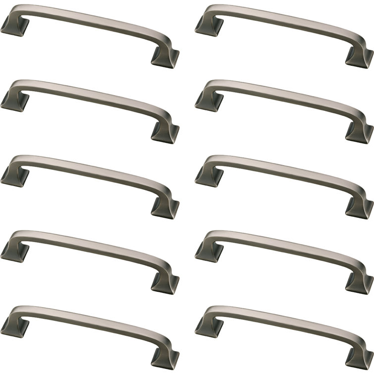 Brushed Nickel 4.63" Cabinet Bar Pulls with Mounting Hardware