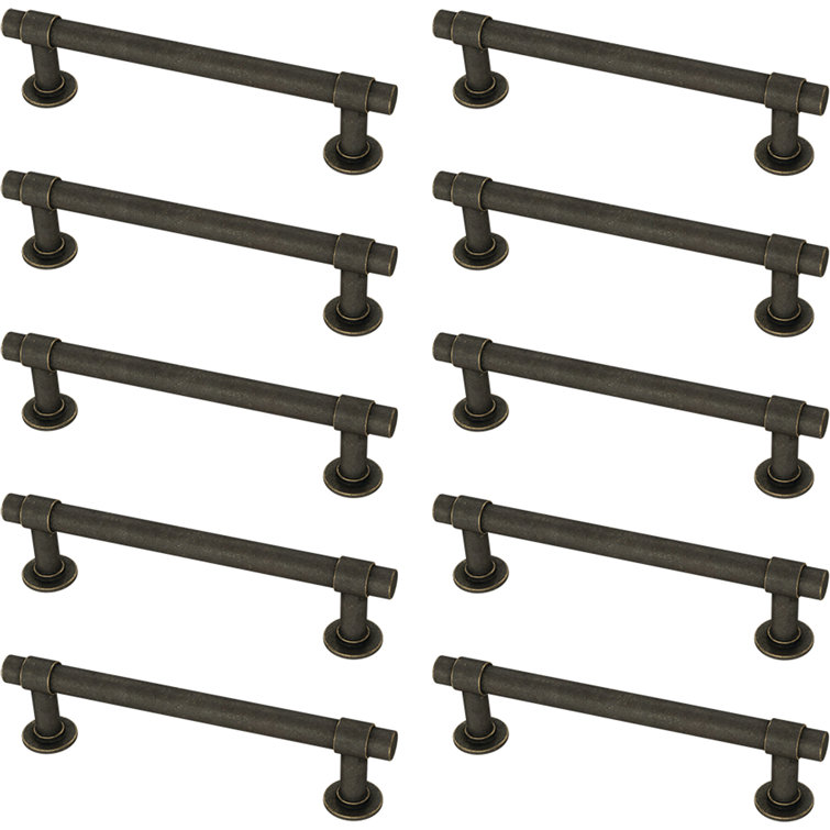 Warm Chestnut Nickel 3" Industrial Bar Pull Multipack