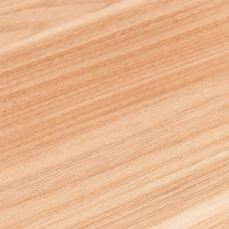 Sleek Adjustable Light Brown Wooden Ergonomic Standing Desk