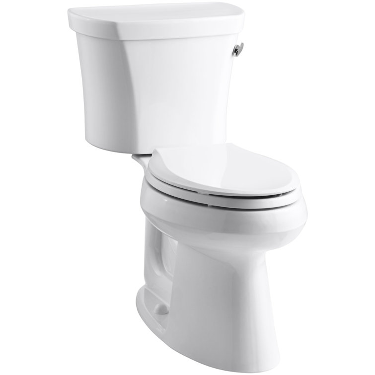White High Efficiency Elongated Two-Piece Toilet