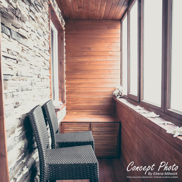 Colfax Faux Stone Siding Panel in Beige and Brown