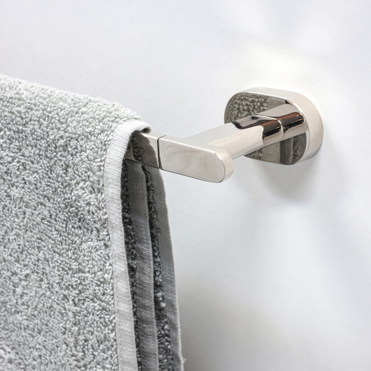 Moscow 34'' Polished Nickel Wall Mounted Towel Bar