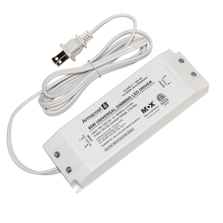 Armacost 60W White Universal Dimmable LED Driver