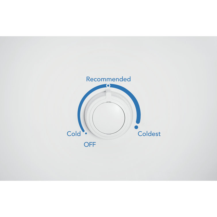 White 13 cu. ft. Frost-Free Upright Freezer with LED Lighting