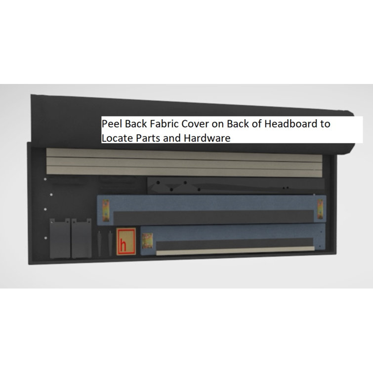 Black Faux Leather Upholstered Twin Headboard