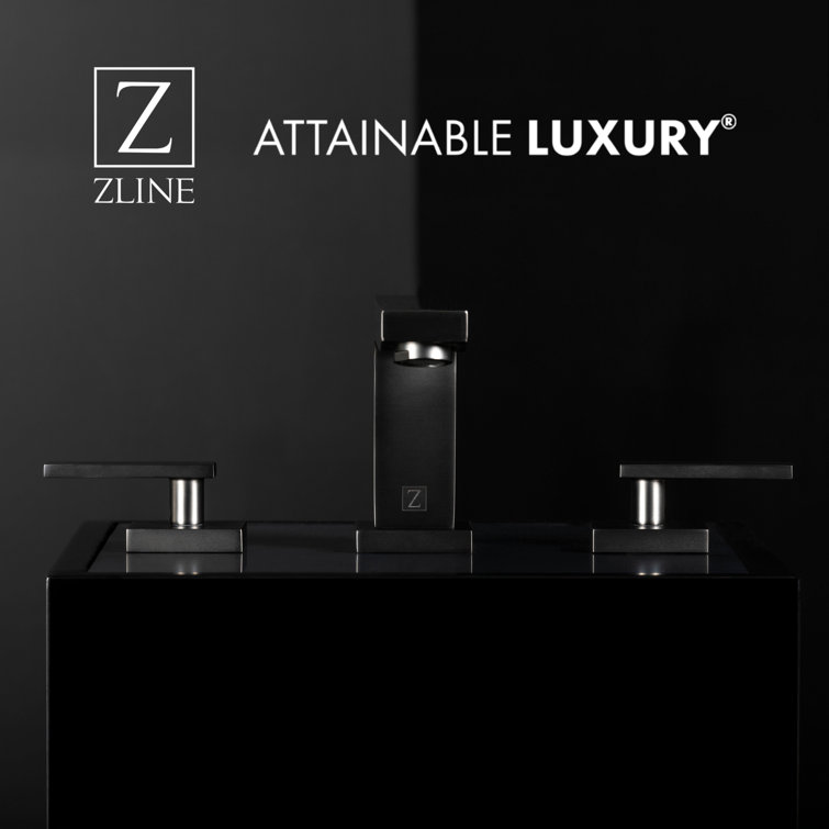 Matte Black Nickel Widespread Bathroom Faucet