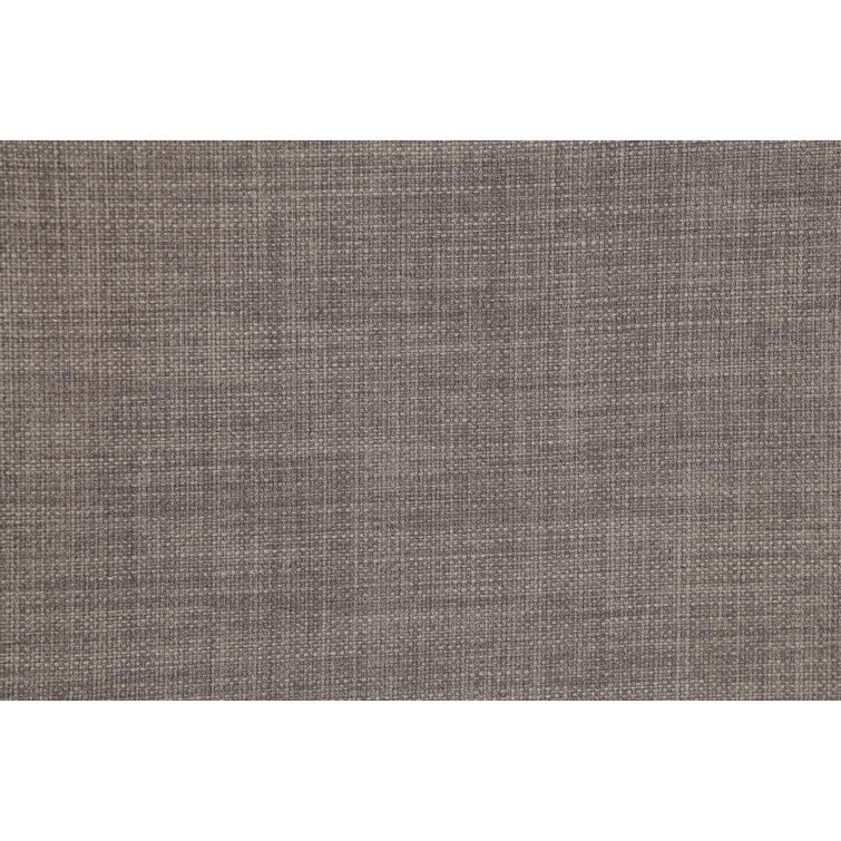 California King Gray Linen Upholstered Storage Bed with Tufted Headboard