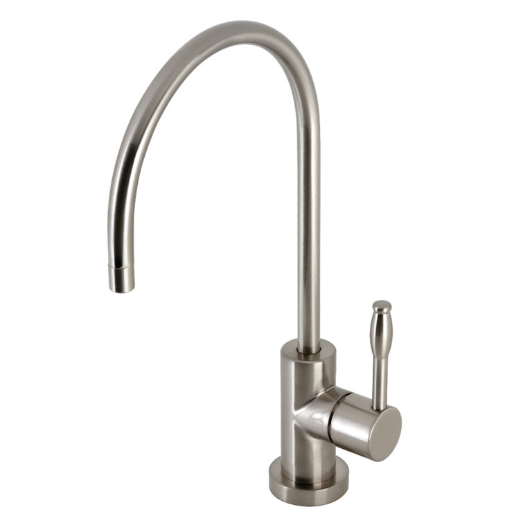 Brushed Nickel Single-Handle Water Filtration Faucet