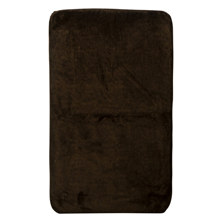 Jackson 44" Chocolate Upholstered Ottoman with Plush Cushion