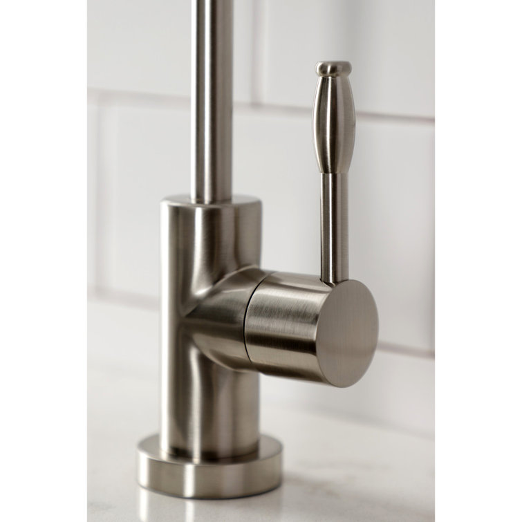 Brushed Nickel Single-Handle Water Filtration Faucet