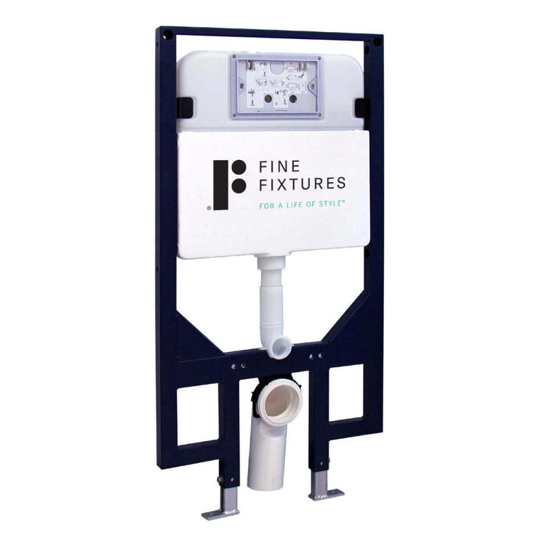 White High Efficiency Wall Mounted Dual Flush Toilet with Soft-Close Seat