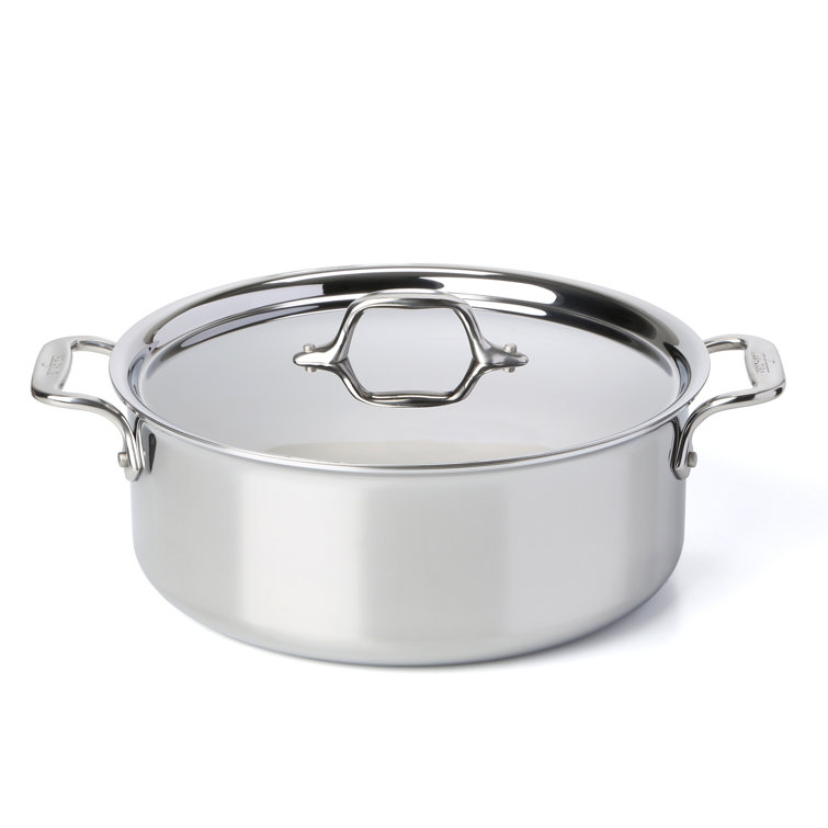 All-Clad 8-Quart Stainless Steel Stockpot with Lid for Induction