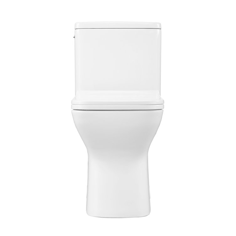 White High Efficiency Touchless Dual Flush One-Piece Toilet