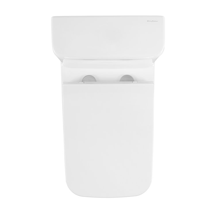 White High Efficiency Touchless Dual Flush One-Piece Toilet