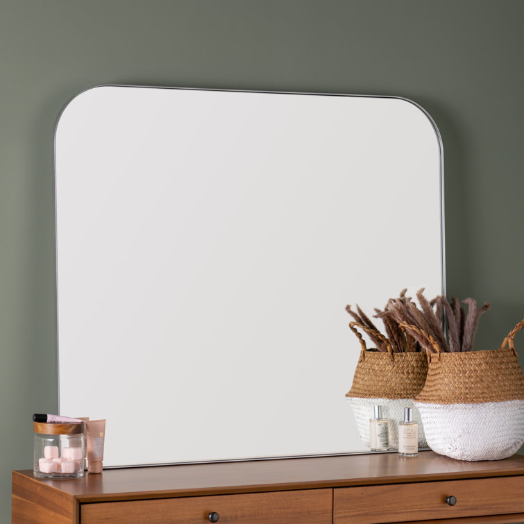 Sleek Gold Rectangular Vanity Dresser Mirror 36"x40"