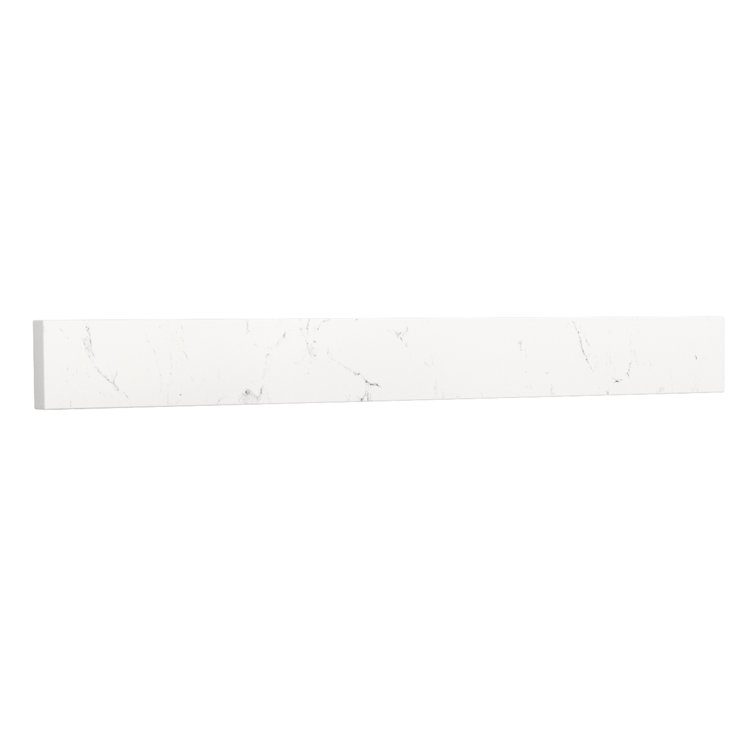 30 Inch Light-Vein Carrara Cultured Marble Backsplash