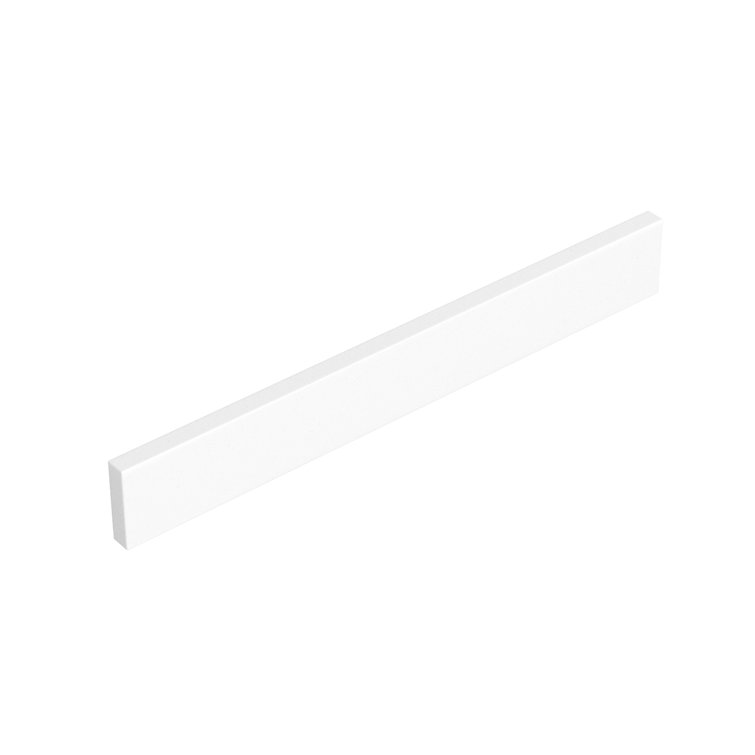 21.25 Inch White Cultured Marble Side Splash
