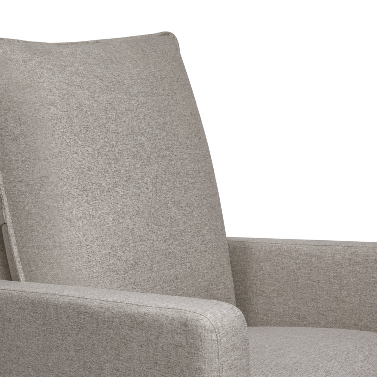 Cali 30" Performance Grey Eco-Weave Pillowback Swivel Glider