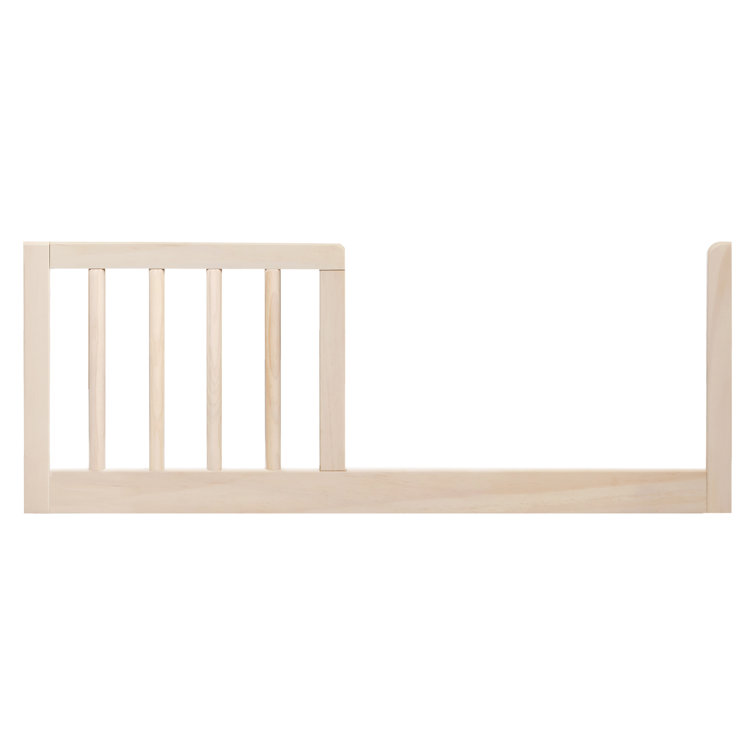 Natural Wood Toddler Bed Rail Conversion Kit