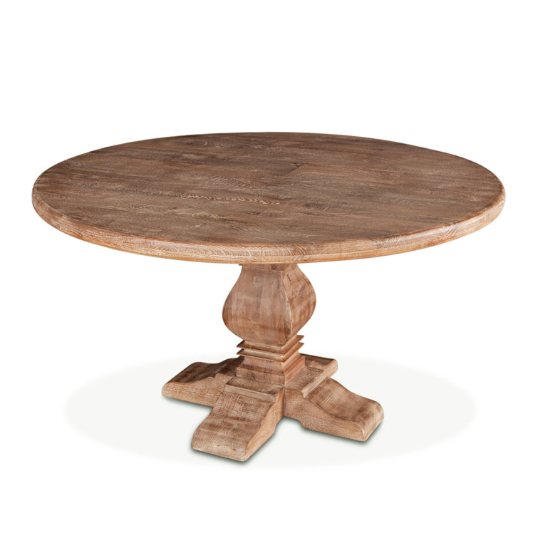 48" Round Reclaimed Wood Farmhouse Dining Table