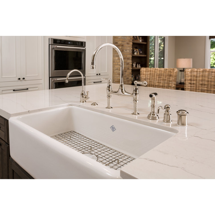 Stainless Steel Rectangular Sink Grid with Center Drain