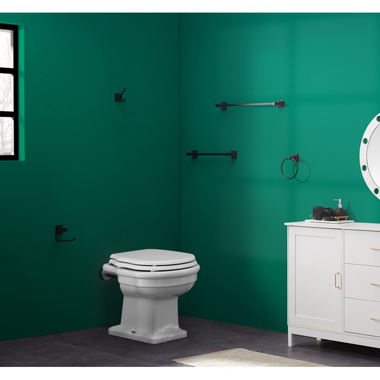 Oil Rubbed Black 5-Piece Metal Bathroom Hardware Set