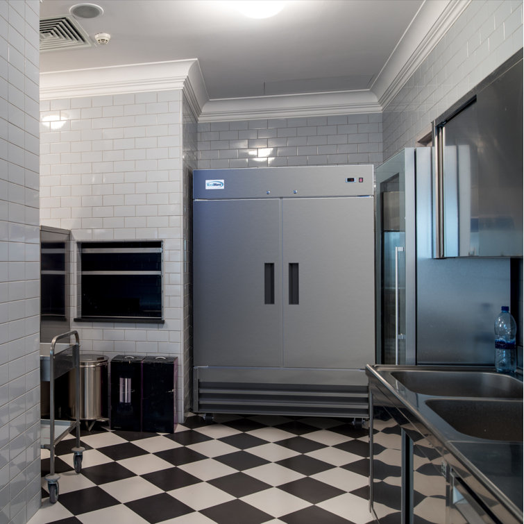 54" Stainless Steel Two-Door Commercial Reach-In Refrigerator