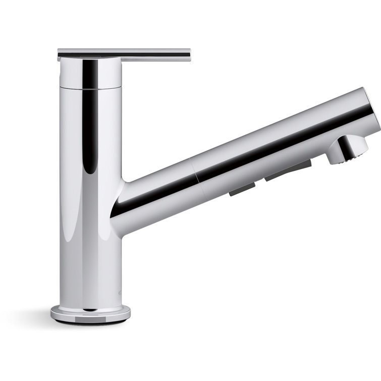 Crue Polished Chrome Single-Handle Pull-Out Kitchen Faucet