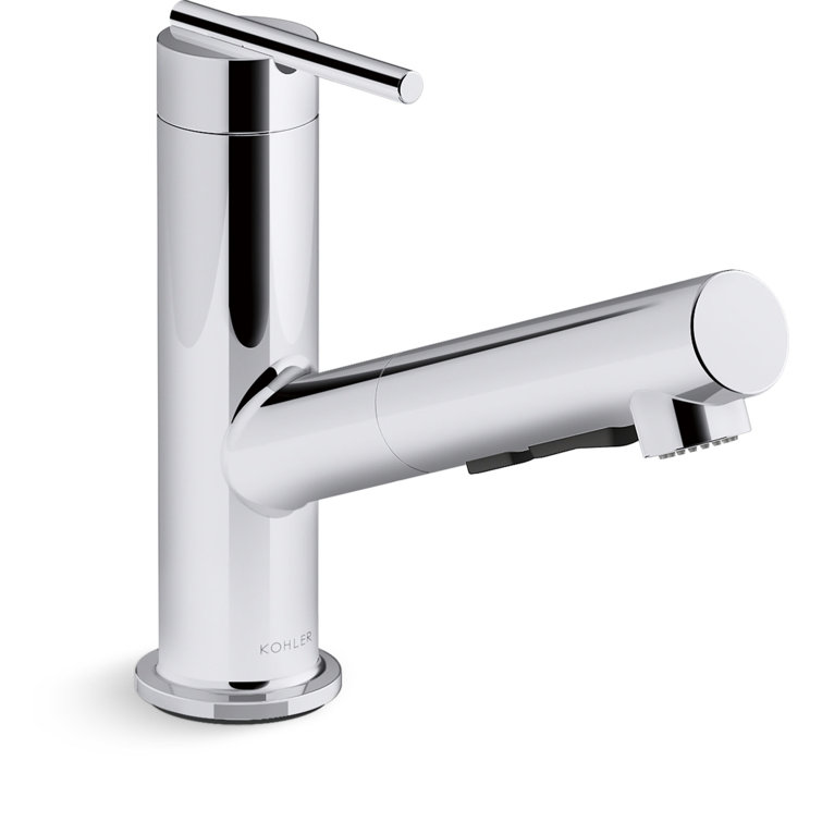 Crue Polished Chrome Single-Handle Pull-Out Kitchen Faucet