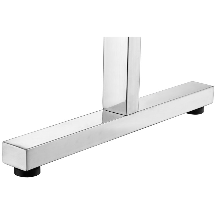 Polished Chrome Stainless Steel Floor Standing Towel Warmer