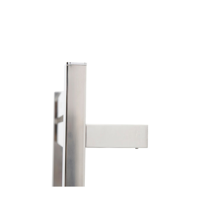 Polished Chrome 6-Bar Stainless Steel Wall Mounted Towel Warmer