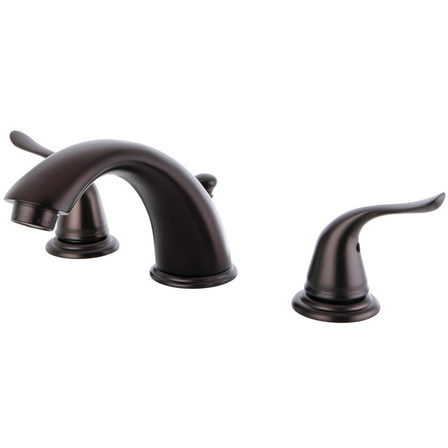 Oil Rubbed Bronze Widespread Two Handle Lavatory Faucet