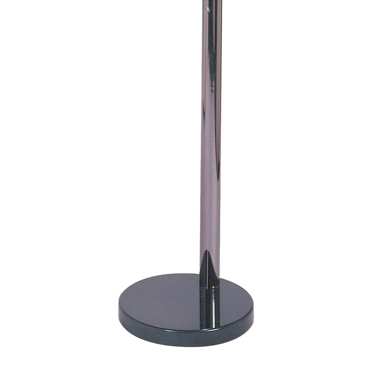 Black Nickel 5-Light Adjustable Arc Floor Lamp with Dimmer