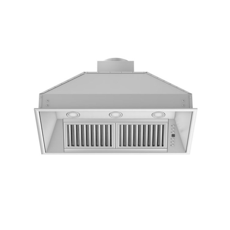 46-inch Stainless Steel Island Mount Range Hood Insert