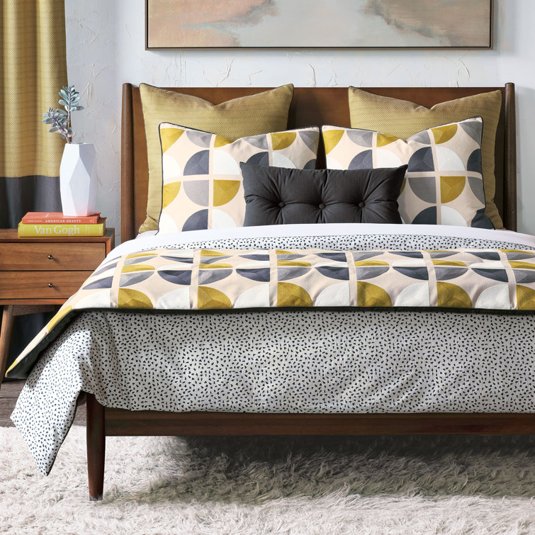 Camden King Cotton Geometric Duvet Cover Set