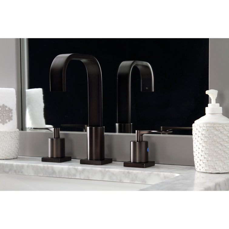 Serena 9'' Oil Rubbed Bronze Modern Widespread Bathroom Faucet