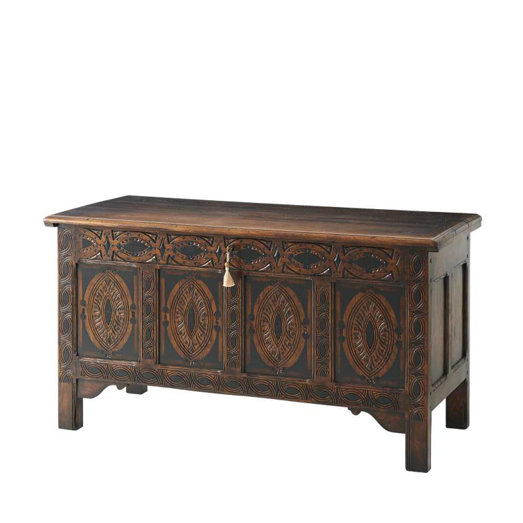 Althorp 53'' Solid Wood Carved Sideboard