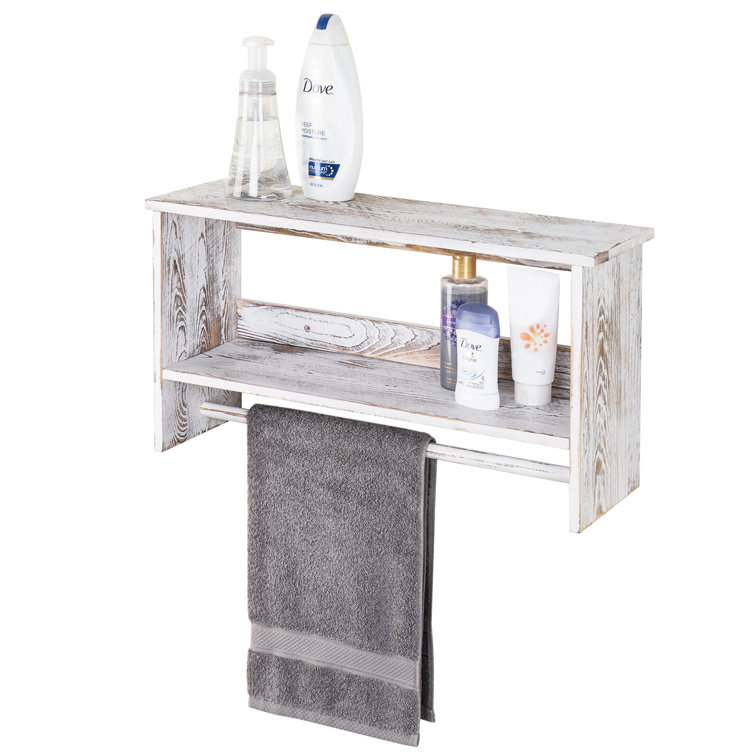 Wood 1 Wall Towel Rack