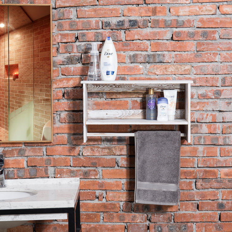 Wood 1 Wall Towel Rack