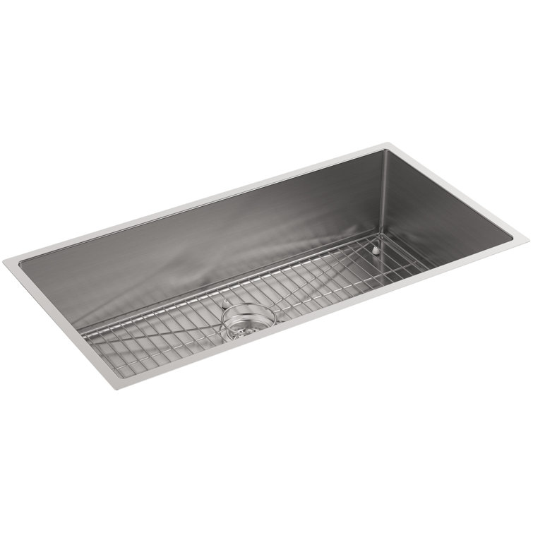 Strive 35" Stainless Steel Undermount Single Bowl Kitchen Sink